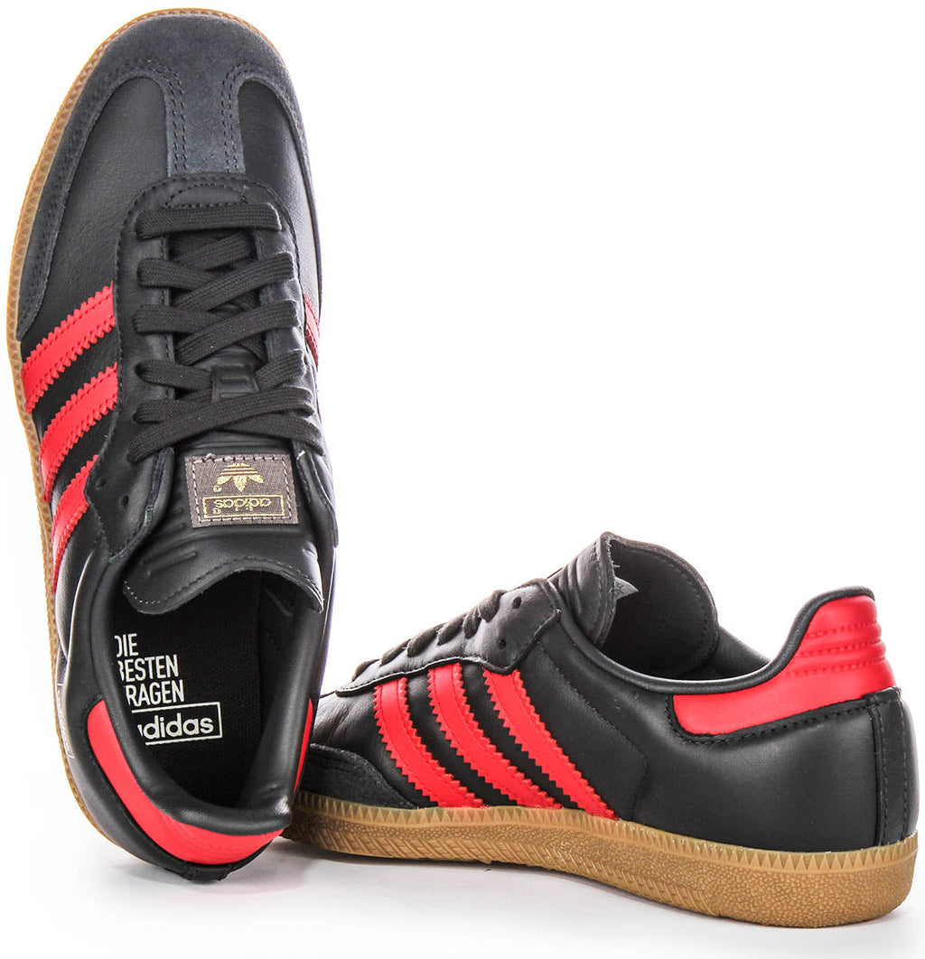 Adidas Samba Og In Black Red For Men