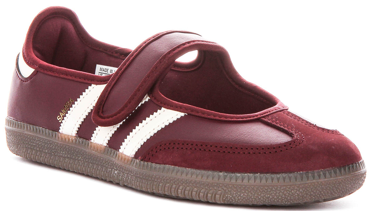Adidas Samba Jane W In Maroon