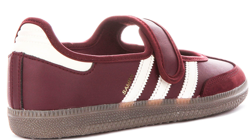 Adidas Samba Jane W In Maroon