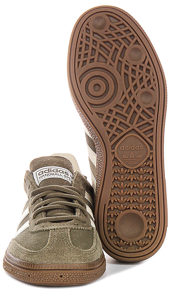 Adidas Handball Spezial In Olive White