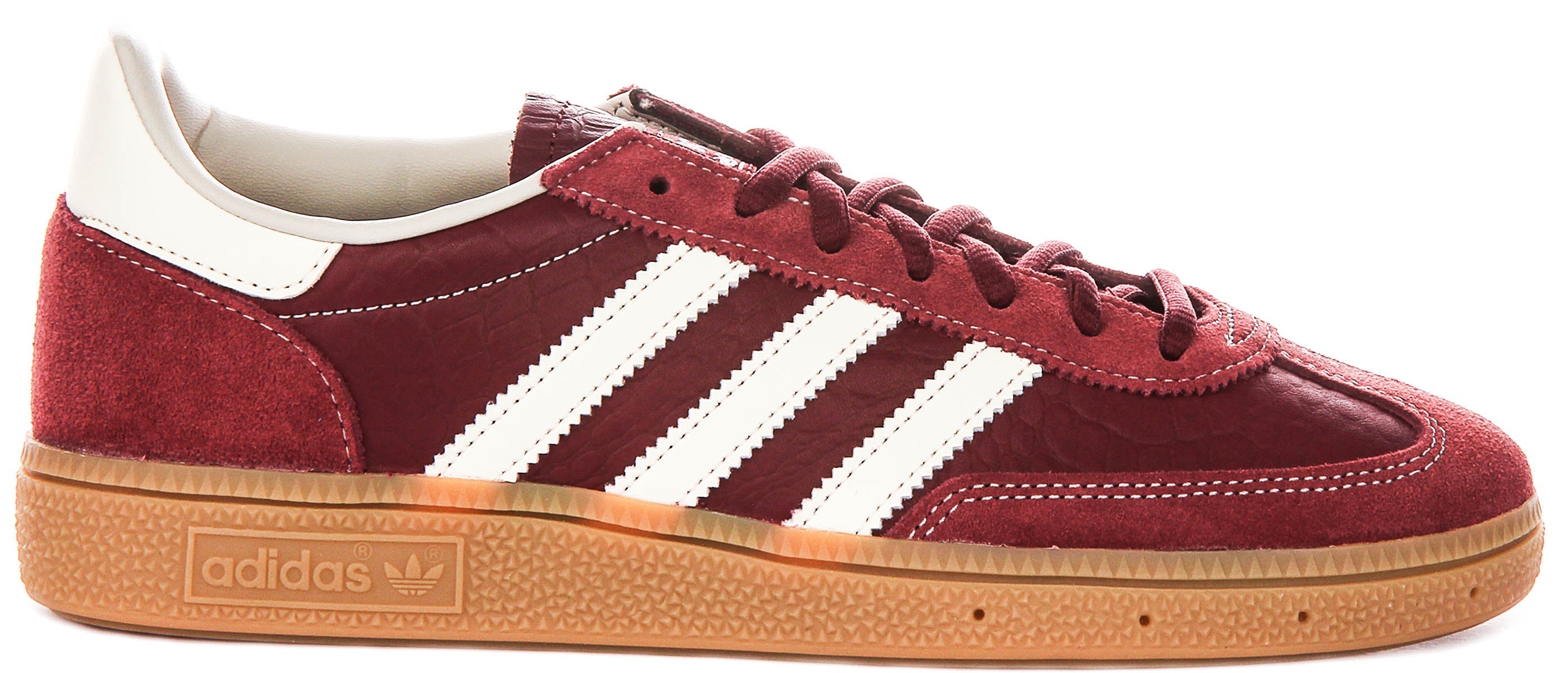 Adidas Handball Spezial In Red Croc Effect
