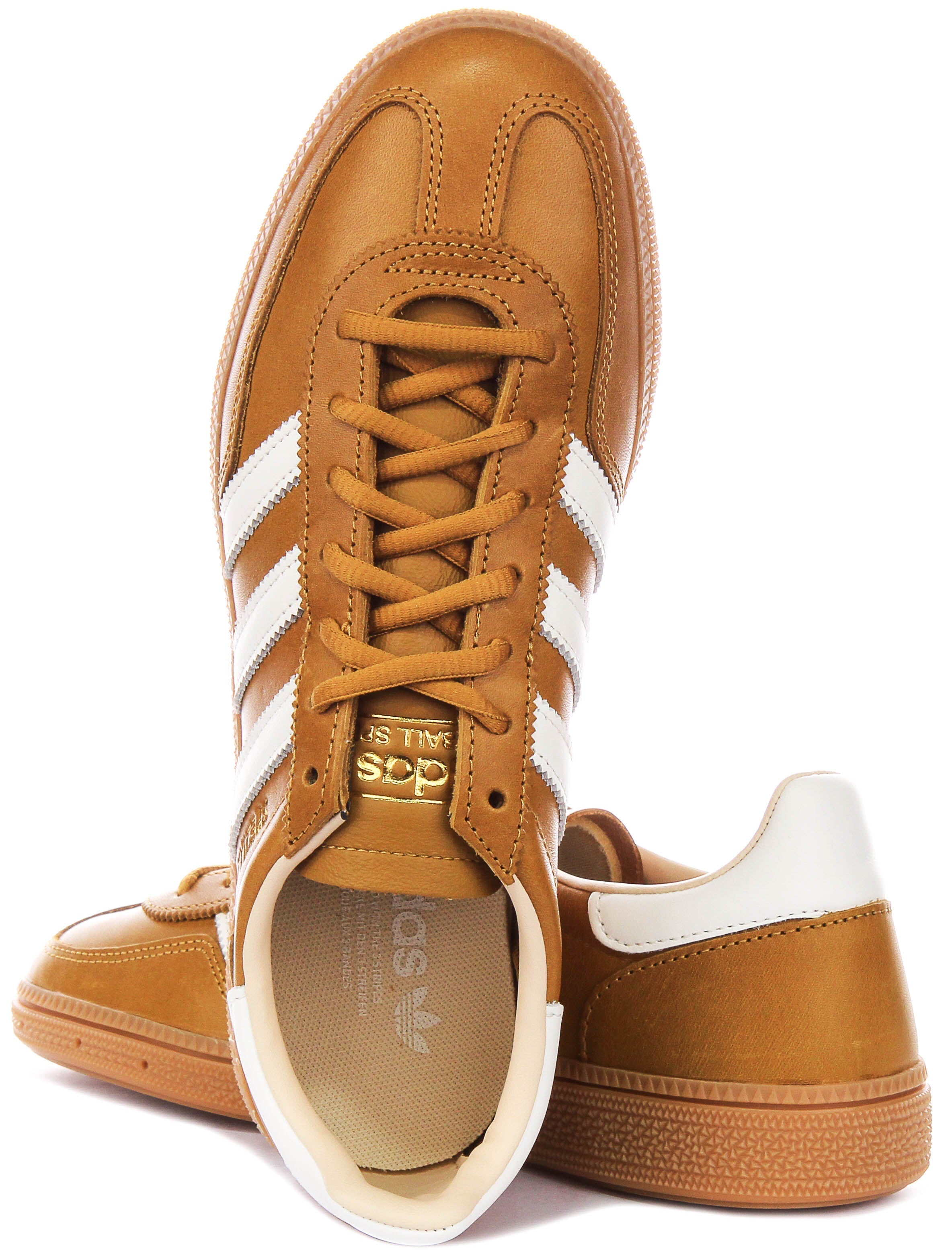 Adidas Handball Spezial In Tan Leather