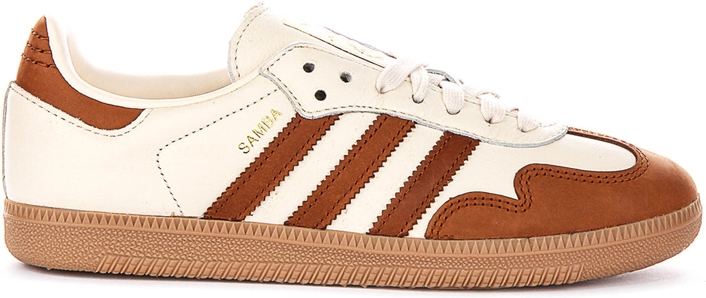 Adidas Samba OG W In White Brown For Women