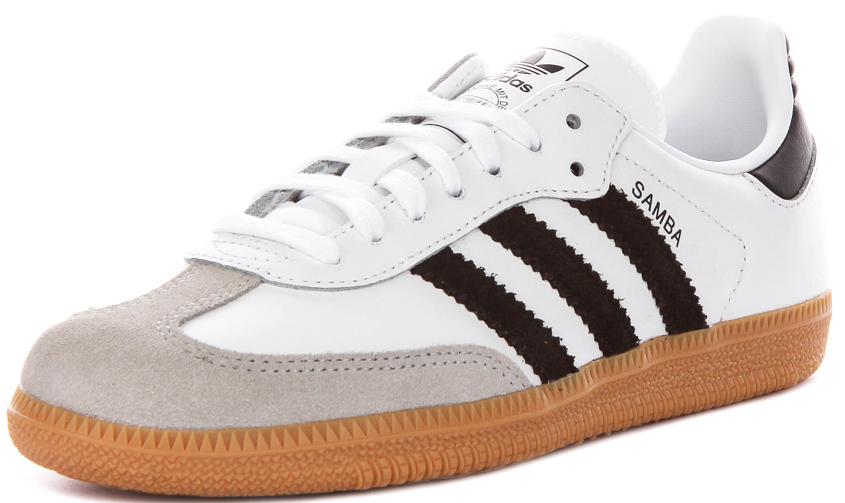 Adidas Samba Og J In White Brown For Youth