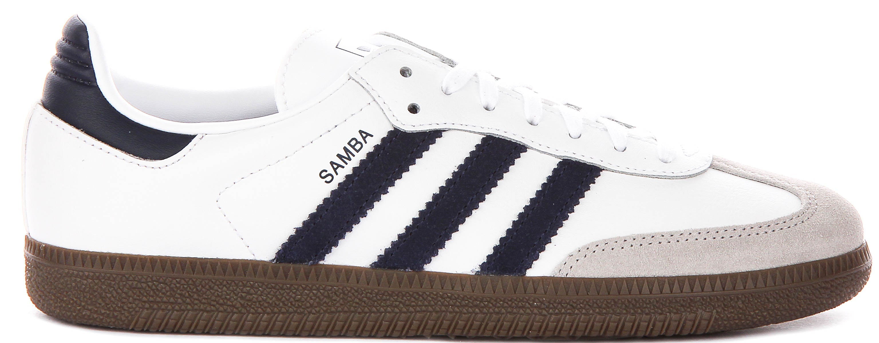 Adidas Samba Og J In White Navy For Youth