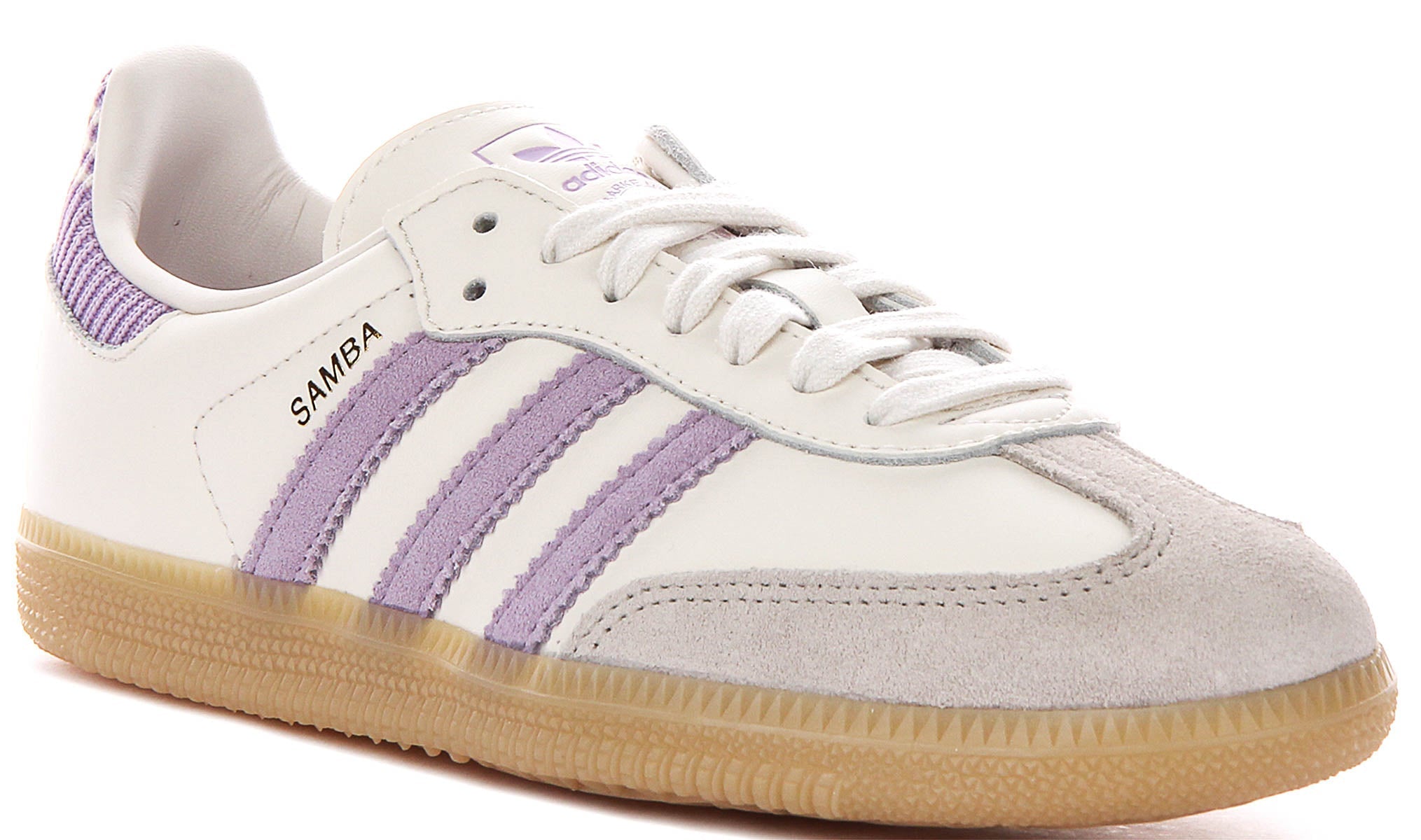 Adidas Samba Og J In White Purple For Youth